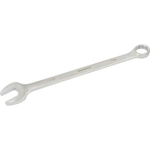 Dynamic Tools 1-1 / 2" 12 Point Combination Wrench, Contractor Series, Satin Finish