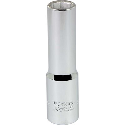 Chrome Finish Socket Dynamic Tools 3/8-Inch Drive 6 Point SAE 5/16-Inch Standard Length